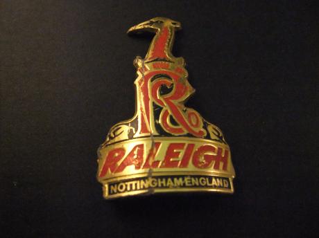 The Raleigh Nottingham England balhoofdplaatje